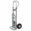 Vestil Silver Aluminum P-Handle Hand Truck With Pneumatic Wheels APHT-500A